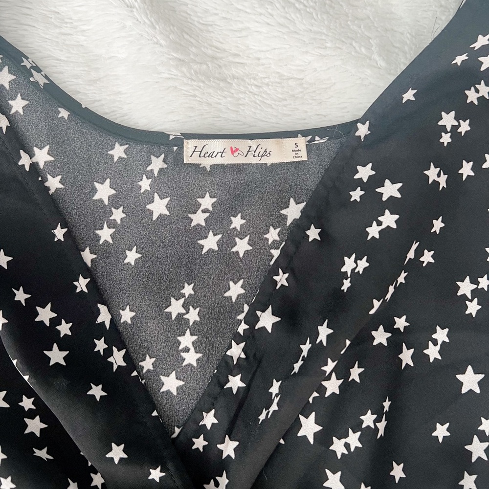 SOLD Star Patterned Ruffle Dress - Picture 3 of 3